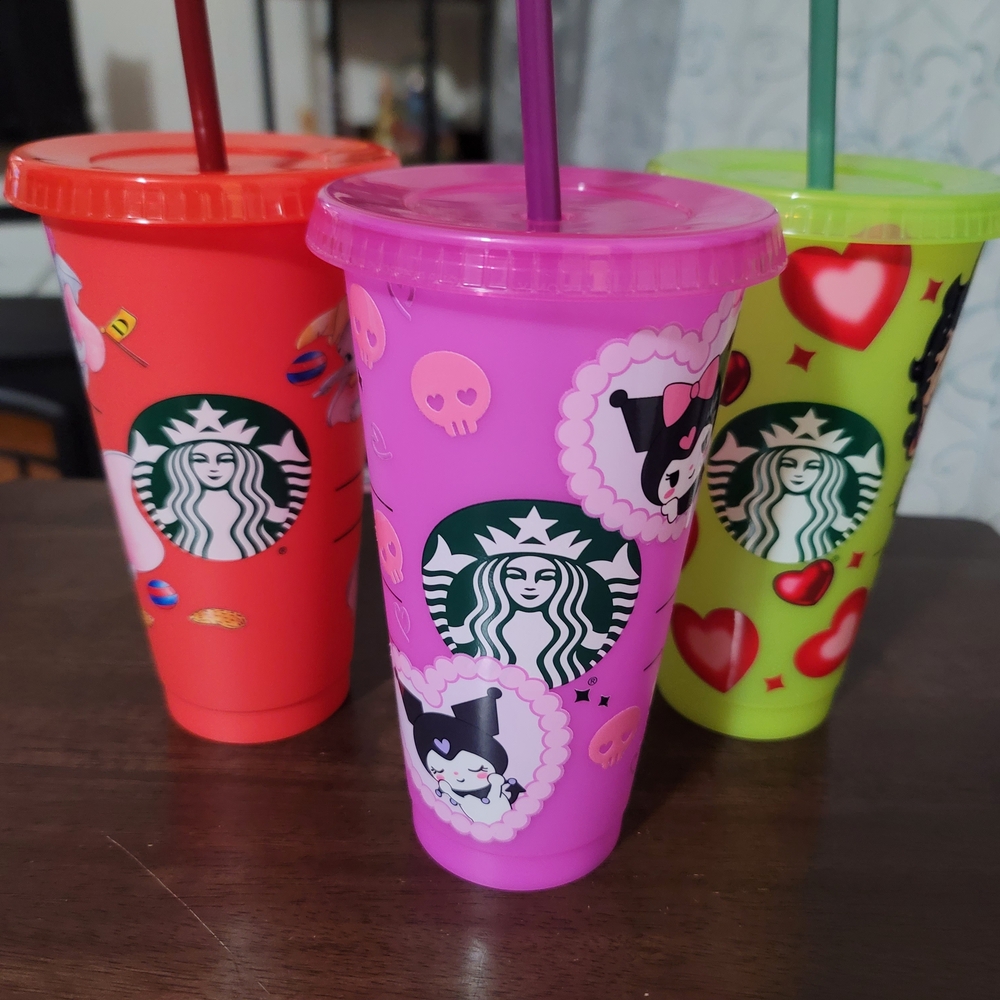 Starbucks Colorful Cups